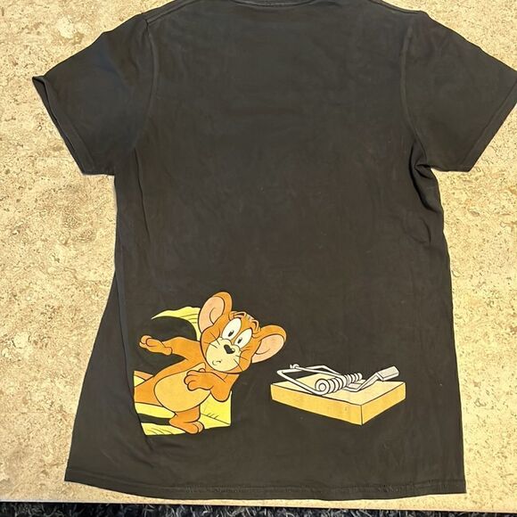 Tom and Jerry - Black T-Shirt - S - Picture 3 of 6